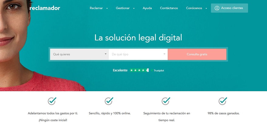 web de reclamaciones online reclamador