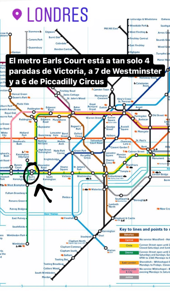 Metro Earl's Court de Londres